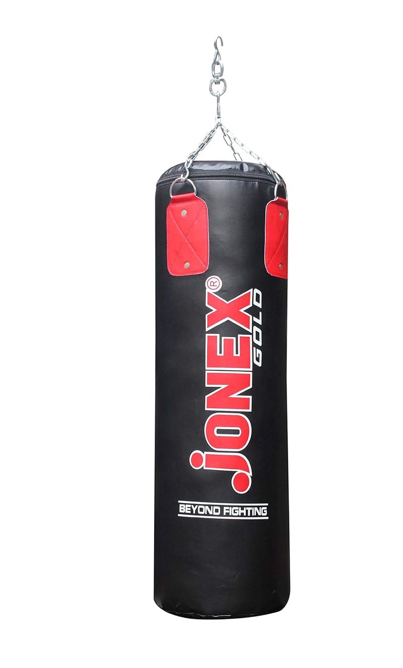 JONEX Punching Bag, Boxing Bag, Karate Bag, Unfilled Boxing Kit with Hanging Chain (4 Feet) - Image 1